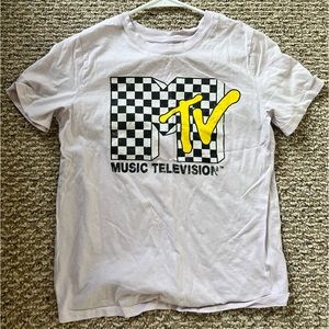 Vintage Light Purple MTV Baby Tee